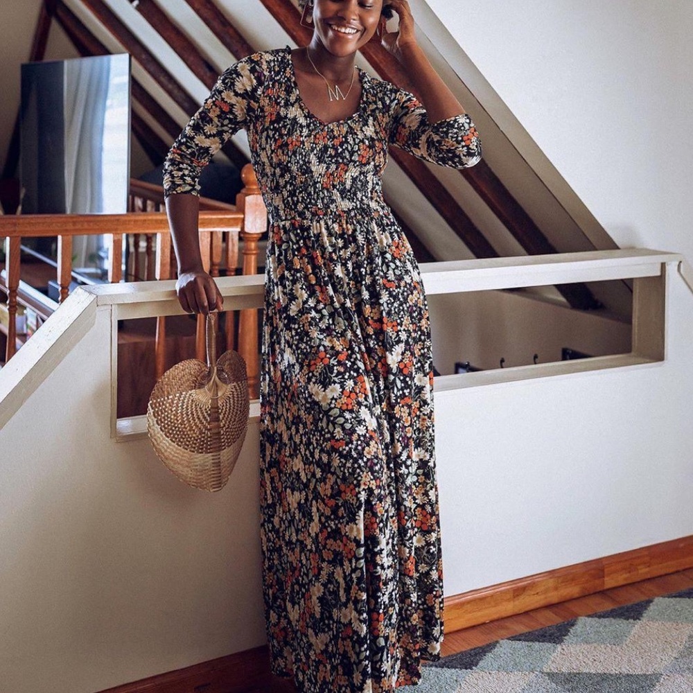 Anthropologie Maeve Omya Maxi Dress